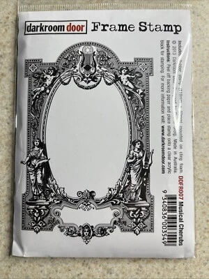 Sello de marco de puerta de cuarto oscuro - Querubines musicales DDFR007 - NUEVO EN CAJA Foto 1 de 2