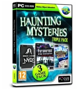 Paquete Triple Haunting Mysteries (PC DVD) Nuevo Sellado Gratis P&P - Imagen 1 de 1