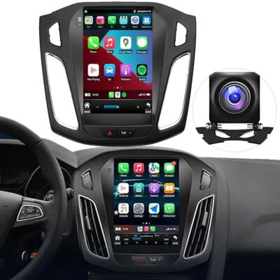 Carplay Android Auto Car Stereo Radio GPS Navi RDS SWC For Ford Focus 2012-2018 Foto 1 de 4