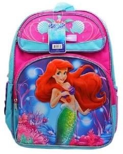 Full Size Pink and Teal Ariel 16" inches Little Mermaid Backpack BRAND NEW - Picture 1 of 1