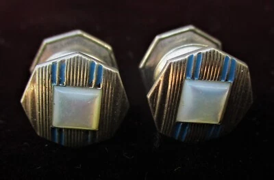 1923 ЭМАЛЬ - ПЕРЛАМУТРОВЫЕ ЗАПОНКИ KUM-APART АРТ-ДЕКО ОТ B & W CO. - США - Изображение 1 из 3