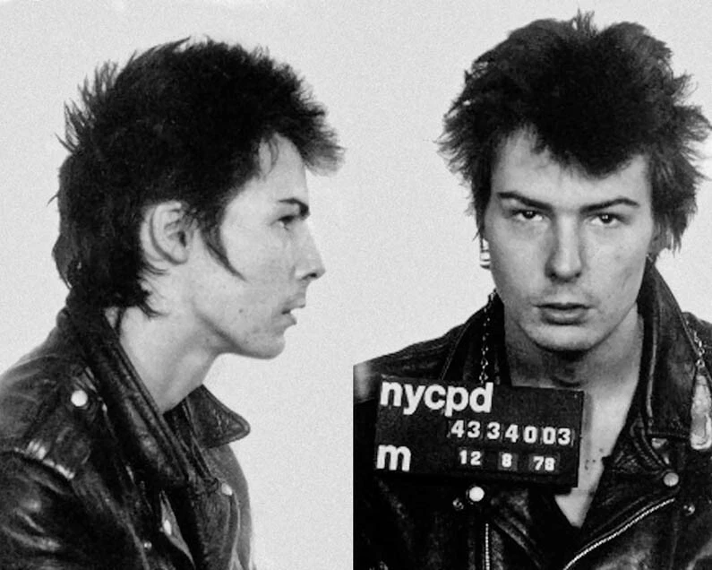 Póster impreso de bajista Sid Vicious 1978 foto brillante 8x10 pistolas sexuales Foto 1 de 1