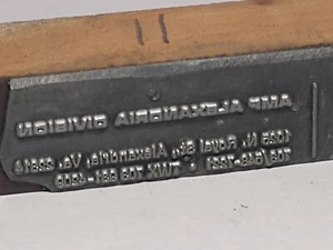 Bloque de impresoras tipográficas de impresión AMF Alexandria Division Virginia - Imagen 1 de 6