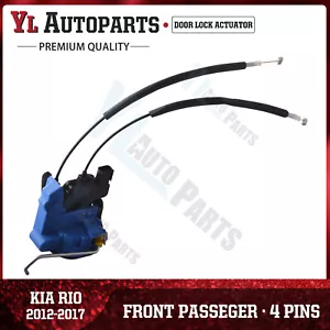 Front Right passenger Door Lock Latch Actuator fit 2012-2017 Kia Rio (4 pins) - Picture 1 of 6