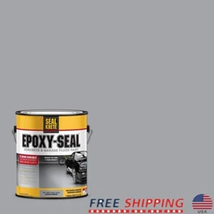 Acrylic Epoxy Concrete Garage Floor Paint UV Resistant Easy Apply 1 Gallon New - Picture 1 of 10