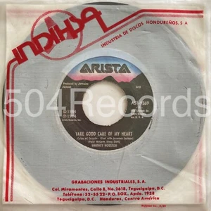WHITNEY HOUSTON • Take Good Care of my Heart • ULTRA RARE 45 • HONDURAS PRESS - Picture 1 of 4