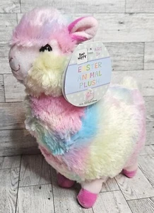 Kellytoy Bee Happy 11" Regenfliege-Färbung Llama Plüschtier Pastell Alpaka - Bild 1 von 11