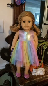 Doll Dress ~ Fits American Girl ~ My Life ~ And Other 18"dolls - Picture 1 of 2
