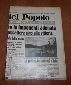 BLOCCO n.48 FACSIMILE DI GIORNALI D'EPOCA PERIODO 1943-1946 Volume n.6 - Foto 1 di 16