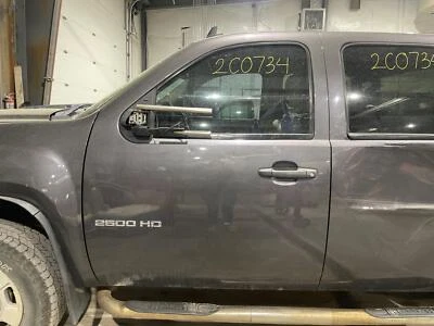 2011 - 2014 GMC Sierra 2500 Driver LH Left Storm Gray-GGW Front Power Door Shell - Image 1 of 4