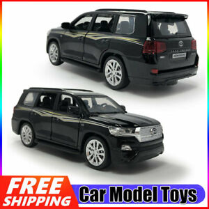 1:32 Toyota Land Cruiser SUV Model Car Diecast Toy Vehicle Black Collection Gift