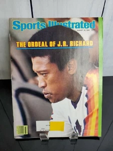 18 de agosto de 1980 SPORTS ILLUSTRATED J.R. Richard Houston Astros béisbol - Imagen 1 de 8