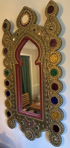 19th Century Jeweled Moroccan Mirror - Picture 1 of 9
