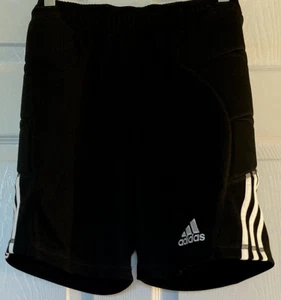 ADDIAS Climalite Unisex Youth Padded Athletic Sport Shorts W/Drawstring Black S - Picture 1 of 7
