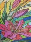 Image motif floral 9 x 12 pouces sur toile Zweigart Needlepoint prête à l'emploi