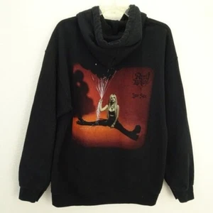 Avril Lavigne Women's Hoodie Sweatshirt Love Sux Black Large Pullover - Picture 1 of 7