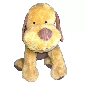 Animal Alley Toys R Us cucciolo cane peluche marrone marrone marrone velluto a coste dorato orecchie naso 17" - Foto 1 di 8