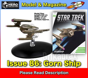Eaglemoss Star Trek Starship Collection Edición 86: Modelo y revista Gorn Ship NUEVO - Imagen 1 de 6