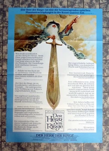 HERR DER RINGE / LORD OF THE RINGS * A1-FILMPOSTER Pressestimmen Ger 1-Sheet ´79 - Bild 1 von 1