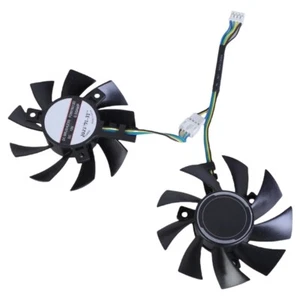1Pair FD8015U12D Graphics Card Cooling VGA Coolers Fan 4Pin for GTX1660Ti GAMING - Afbeelding 1 van 8