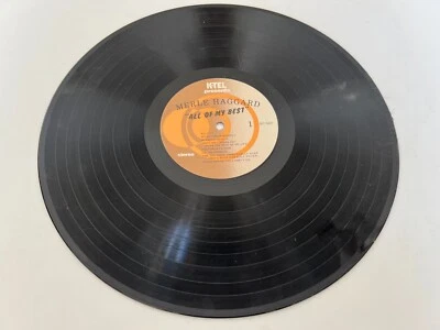 Merle Haggard All Of My Best 1984 K-Tel Vinyl Record Album LP Original - LP ONLY - Image 1 of 2