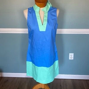 NWT Sail to sable color block shift dress. Lightweight vacation resort preppy S - Picture 1 of 10