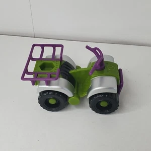 IMAGINEXT Mattel 2007 Green Purple Safari ATV FOUR 4 WHEELER Quad Toy 4.5" - Picture 1 of 8