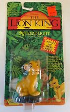 Lion King Simba Nala Rubber Figures Janex Disney 1994 RARE Squeeze Light Toy