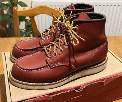 Red Wing 8131 Oro Russet Moc Toe UK7 US8 Leather Boots Irish Setter - Image 1 of 4