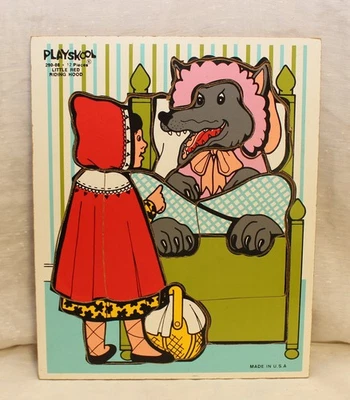 Rompecabezas de madera Caperucita Roja 12 piezas Playskool Foto 1 de 2