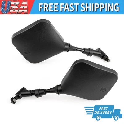 Rear View Side Mirrors For Suzuki DR650 DRZ400 DRZ400E DRZ400S DRZ400SM RV125 US - Изображение 1 из 4