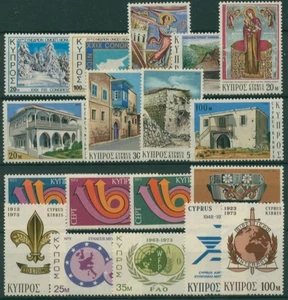 Zypern Jahrgang 1973 komplett (387/04) postfrisch (SG31080) - Bild 1 von 1
