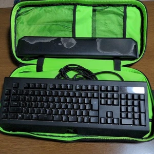 Razer BLACKWIDOW CHROMA V2 Mechanical Keyboard & Case Used - Picture 1 of 8