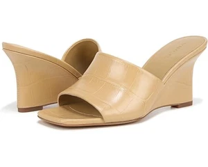 Sandalias de cuña Vince Pia 2 de cuero con cáscara para mujer nuevas/sin caja 7,5 M - Imagen 1 de 5