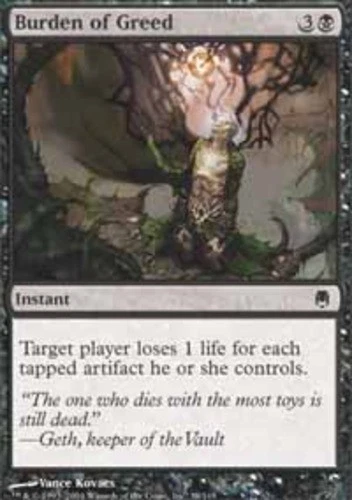 Burden of Greed - Darksteel #38/165 MTG Magic The Gathering - Image 1 of 1