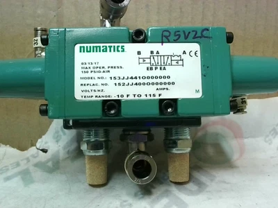 Numatics 152J441O000000 双电磁阀 带端口底座 - 全新 无盒 — 第 1/3 张图片