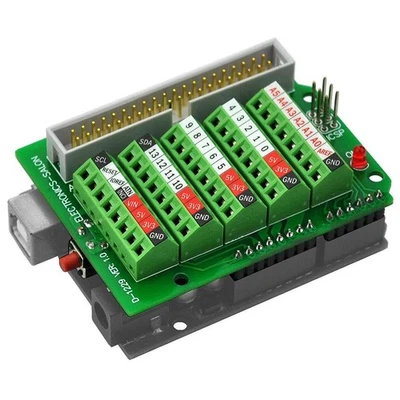 Electronics-Salon Arduino Screw Terminal Block Breakout Module, for Arduino U... - Image 1 of 4