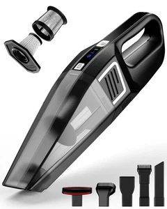 Handheld Vacuum Cordless, 9000PA Strong Suction, 2 Suction Modes, Fast Type-C... - Picture 1 of 6