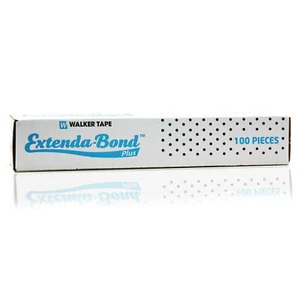 EXTENDA BOND PLUS 12" LACE WIG TOUPEE TAPE 4-6 WEEK HOLD 100 PC ~ WALKER - Picture 1 of 2