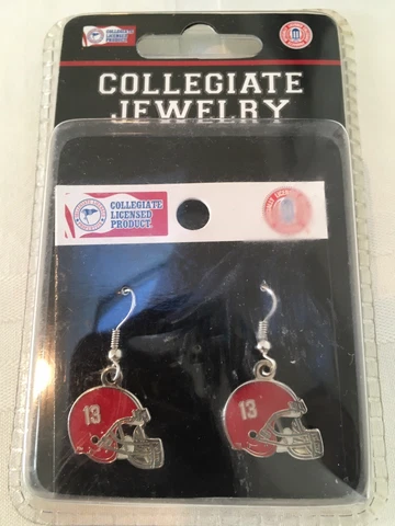 Alabama Crimson Tide Earrings #13 Tua Tagovailoa Roll Tide Miami Dolphins Cover
