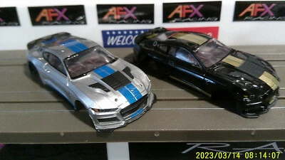 2 AFX RACING H.O. SOLO CARROCERÍAS SLOT ESCALA SHEBLY MUSTANG GT500H y GT500KR Foto 1 de 4