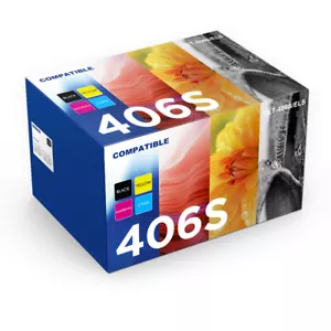 4x XXL Toner für Samsung CLT-406S Xpress C410W C460W CLP-360 CLP-365 CLX-3305 - Afbeelding 1 van 1