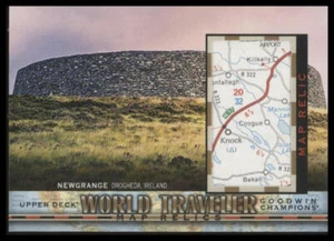 2018 UD Goodwin Champions #WT-111 Newgrange Ireland World Traveler Map Relics - Picture 1 of 2
