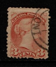 Canada 1873-79 3 cent Queen Victoria perf 11½ x 12 SG 96 Used