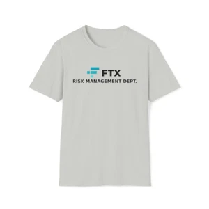 FTX Risk Management Department Unisex Cotton Crewneck T-Shirt, Sam Bankman Fried - Picture 1 of 32
