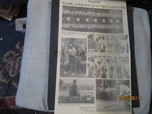 Chicago Tribune 1975 Golf Photo Full Page SAM SNEAD, ARNOLD PALMER - Picture 1 of 1