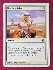 Magic The Gathering 8TH EDITION HEALING SALVE white card MTG - Picture 1 of 2