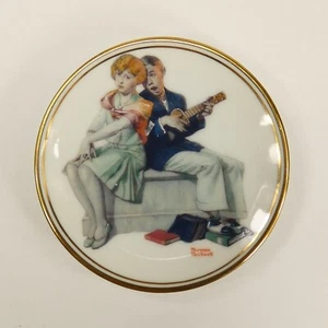 Best Of Norman Rockwell Miniature Collectors Plate - Serenade- JEJ6X - Picture 1 of 5