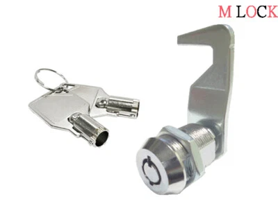 3 SIZE Homak Tool box lock Tubular Cam Lock 180 degree hook cam CHROME