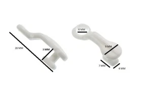 Asta per Tenda Binario Scorrimento Ganci Per Swish Nove Deluxe Confezione Di 200 - Foto 1 di 1